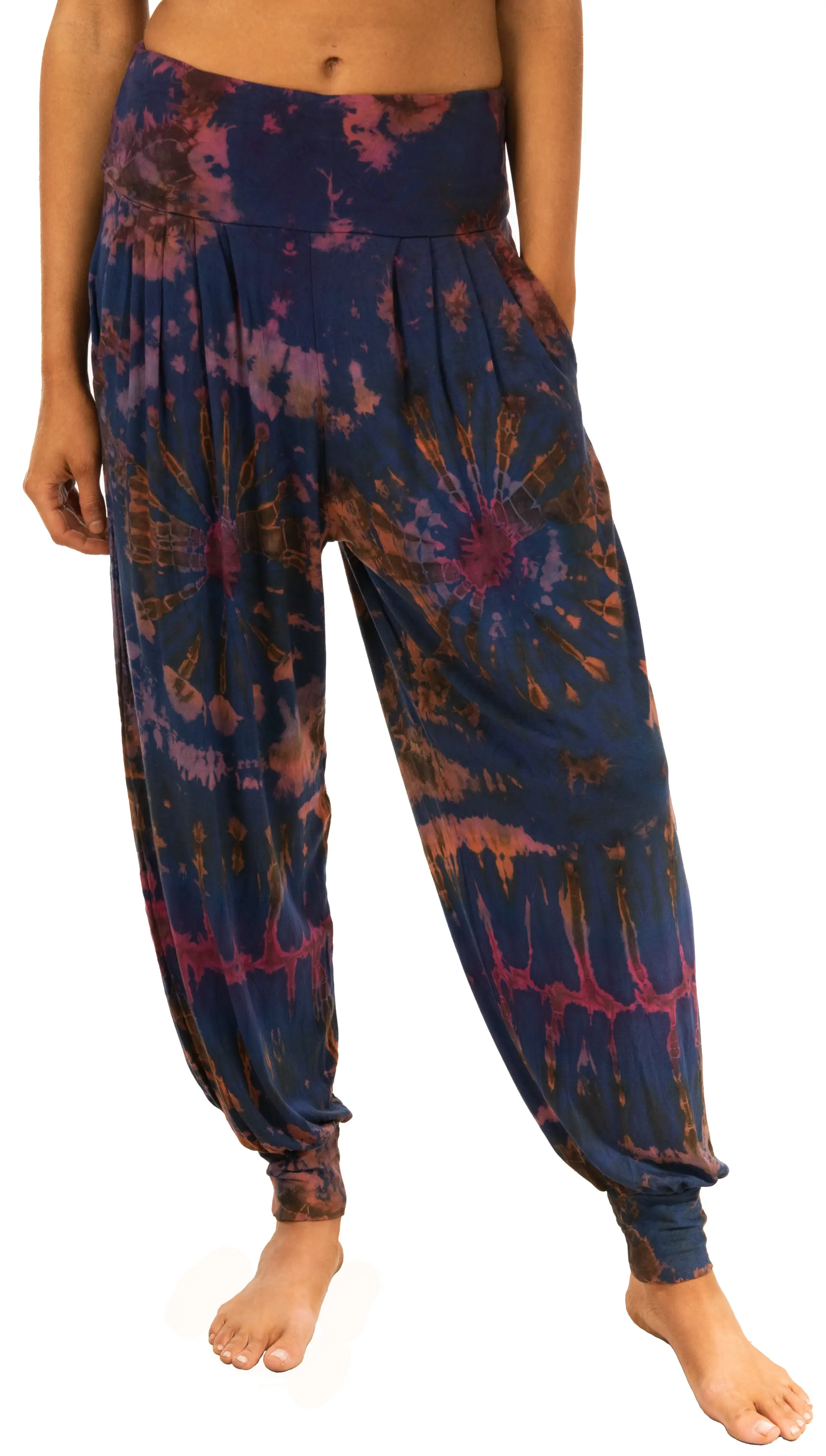 Tie Dye Harem Pants: Bohemian Hippie Yoga Pants