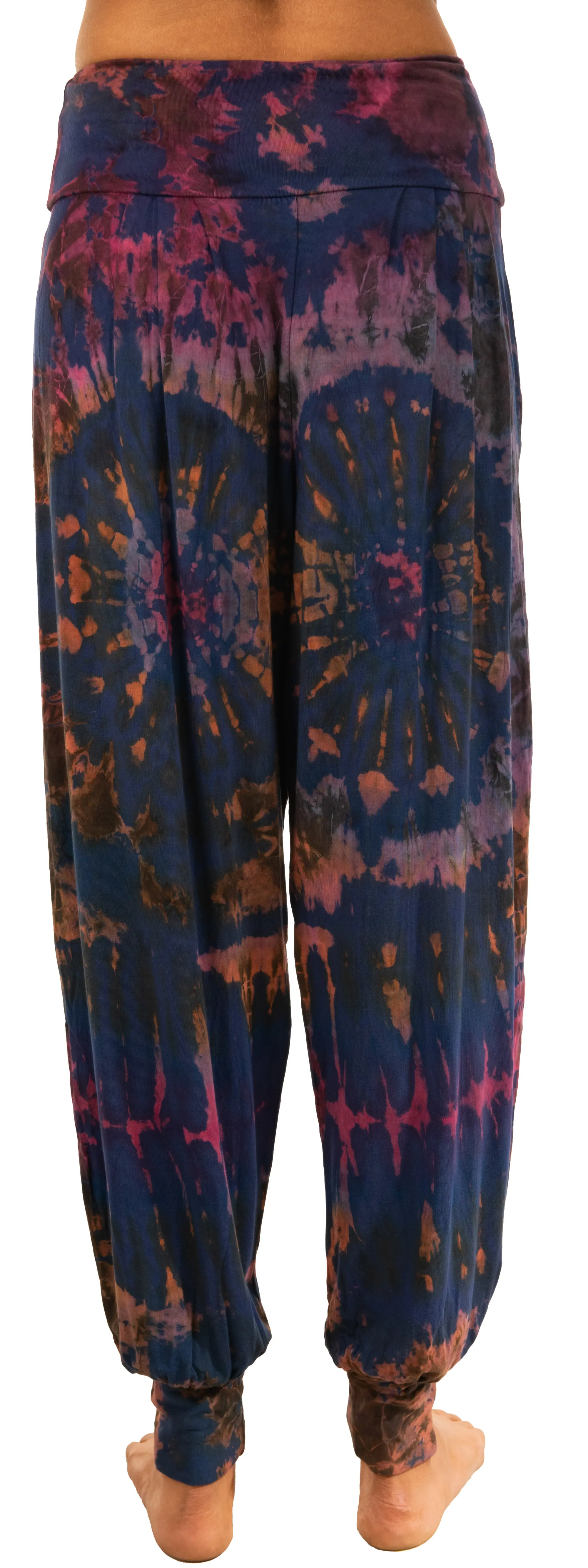 Tie Dye Harem Pants: Bohemian Hippie Yoga Pants  