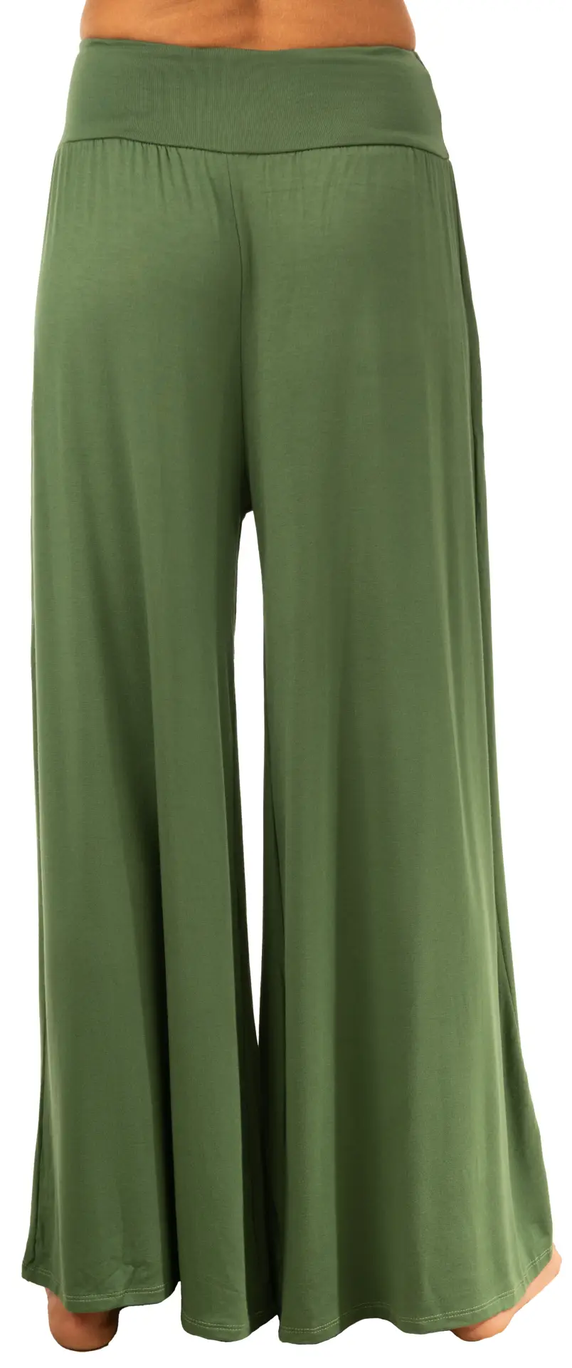 Solid Color Wide Leg Pants w/ pockets - 2368G