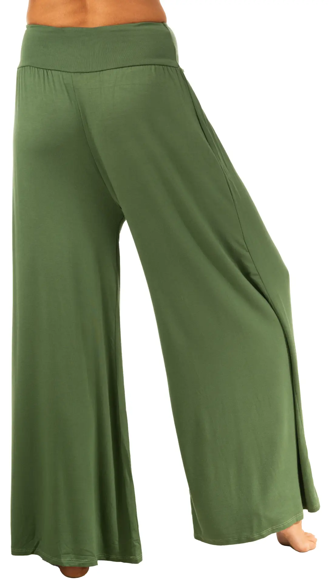 Solid Color Wide Leg Pants w/ pockets - 2368G