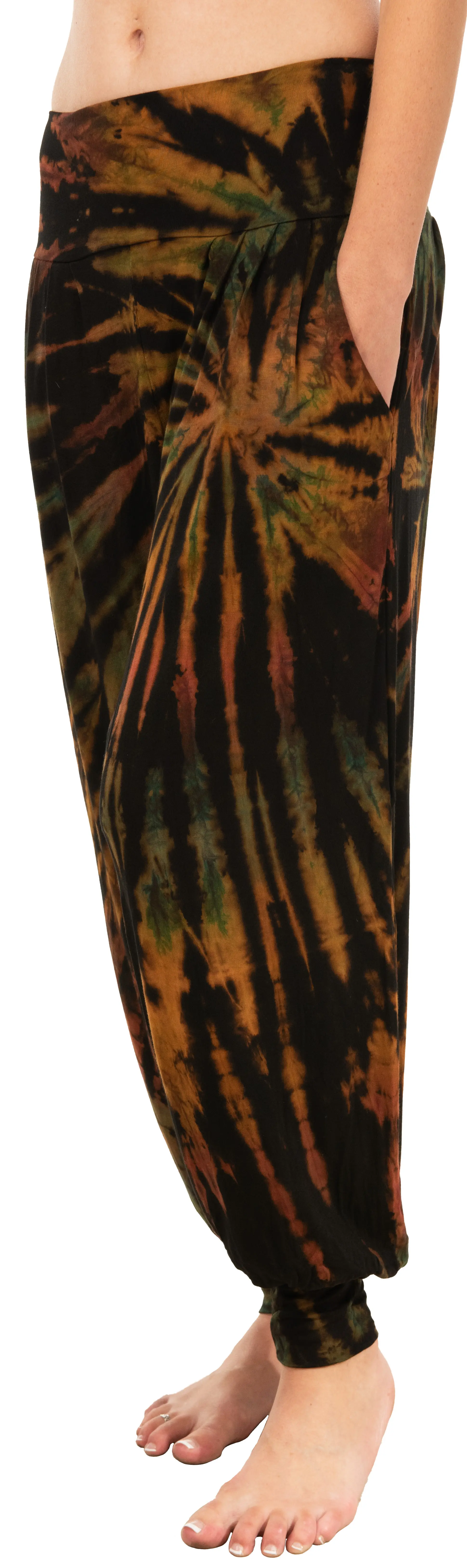 Tie Dye Harem Pants: Bohemian Hippie Yoga Pants