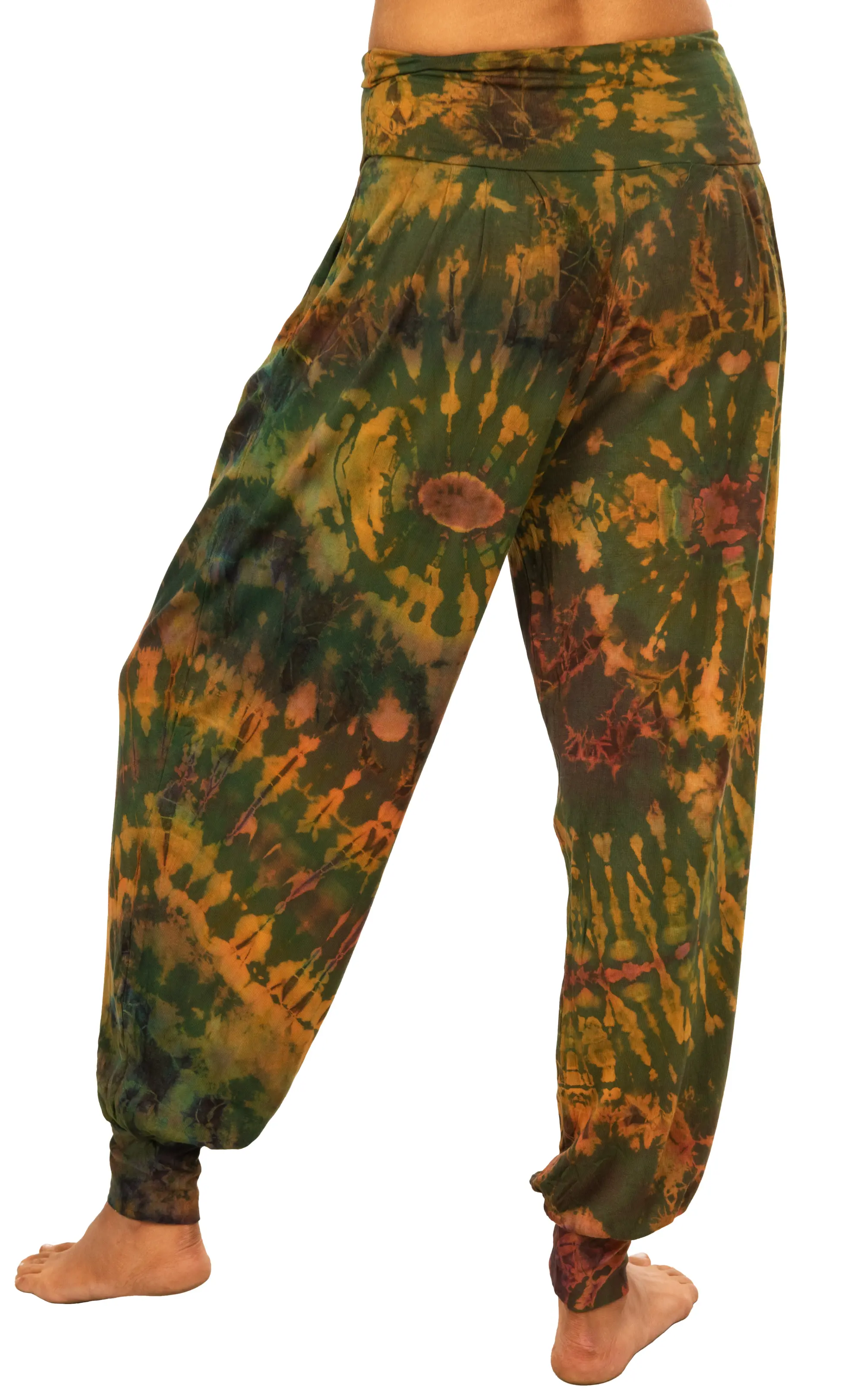 Tie Dye Harem Pants: Bohemian Hippie Yoga Pants