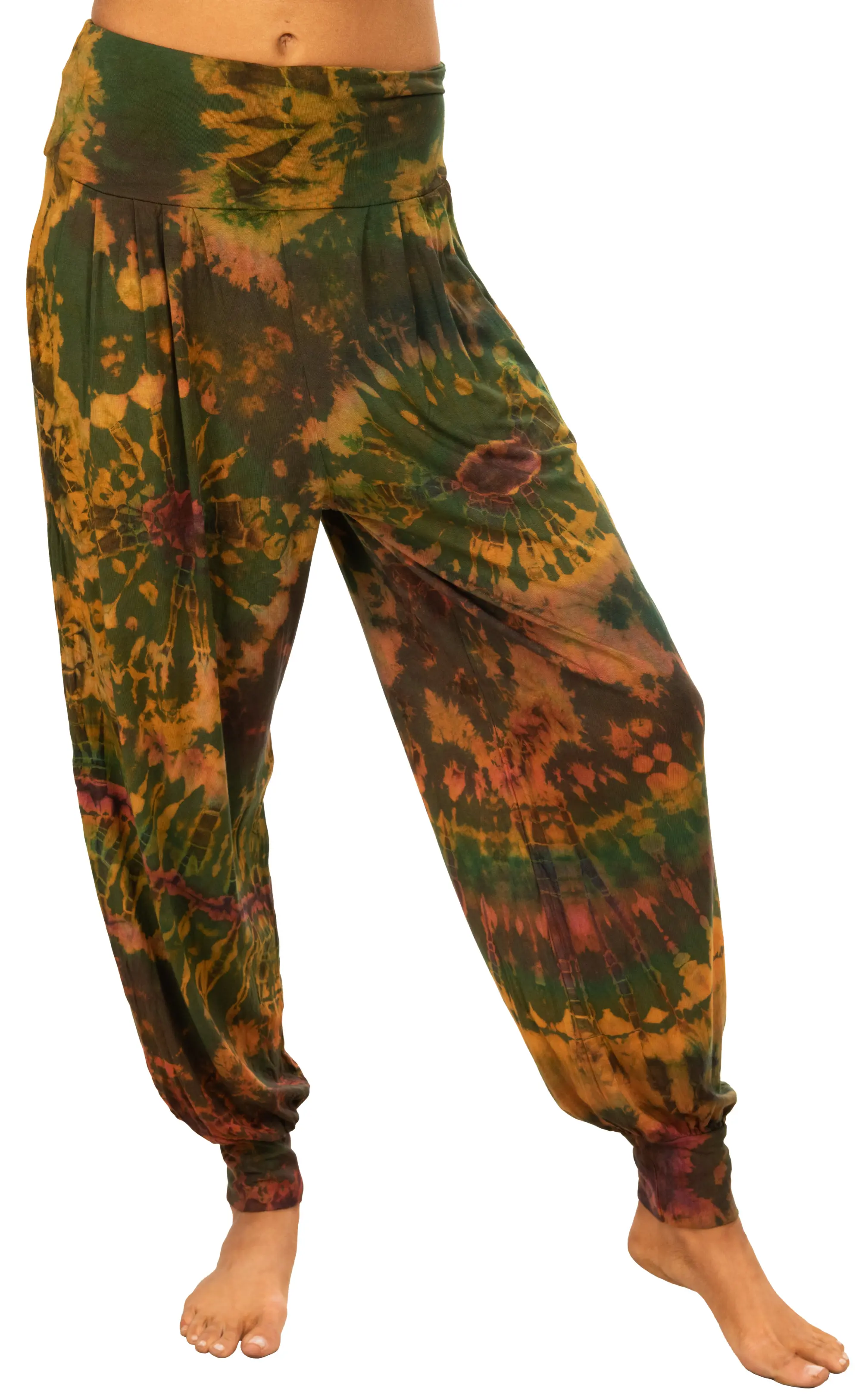 Tie Dye Harem Pants: Bohemian Hippie Yoga Pants