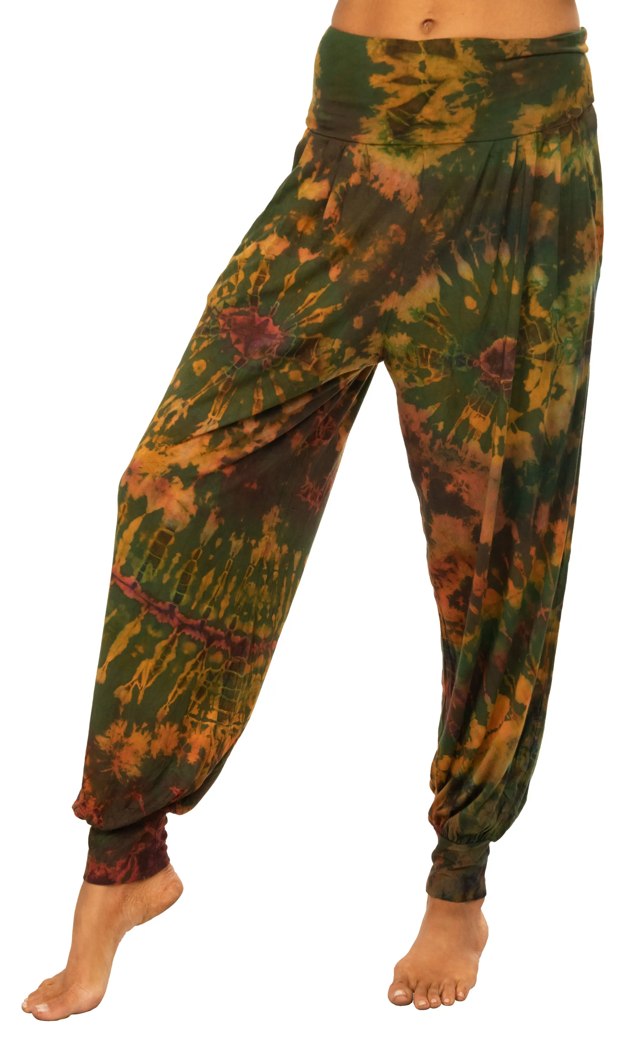 Tie Dye Harem Pants: Bohemian Hippie Yoga Pants