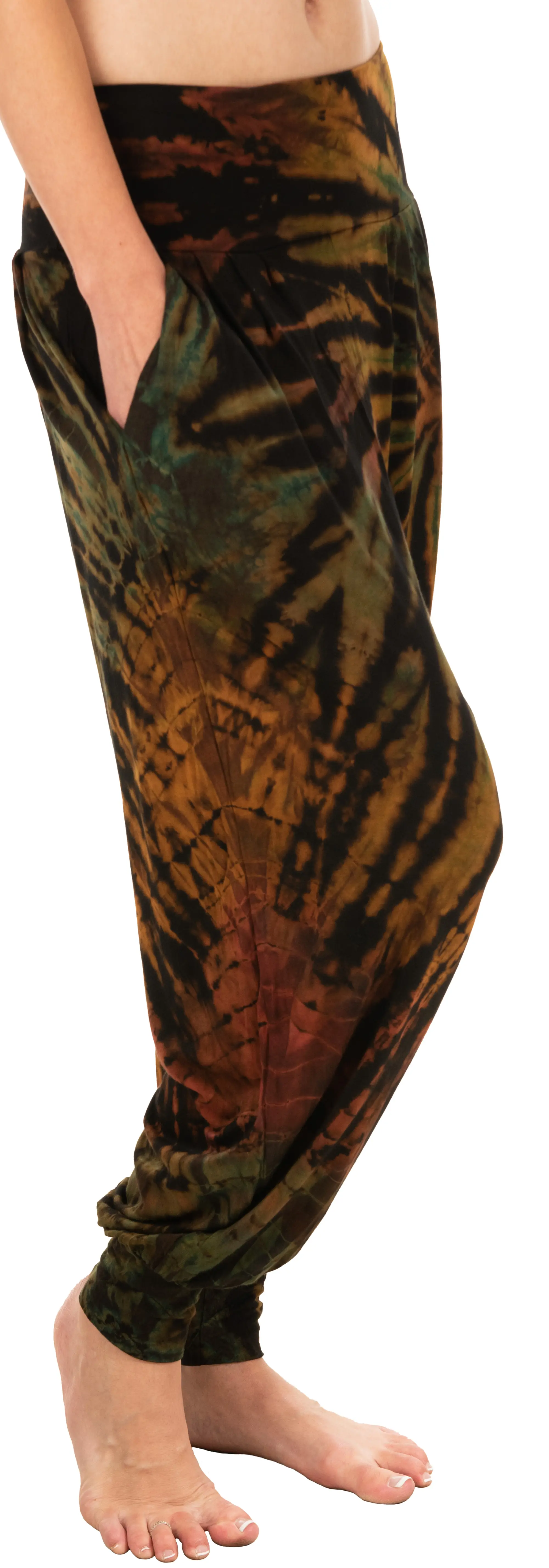 Tie Dye Harem Pants: Bohemian Hippie Yoga Pants