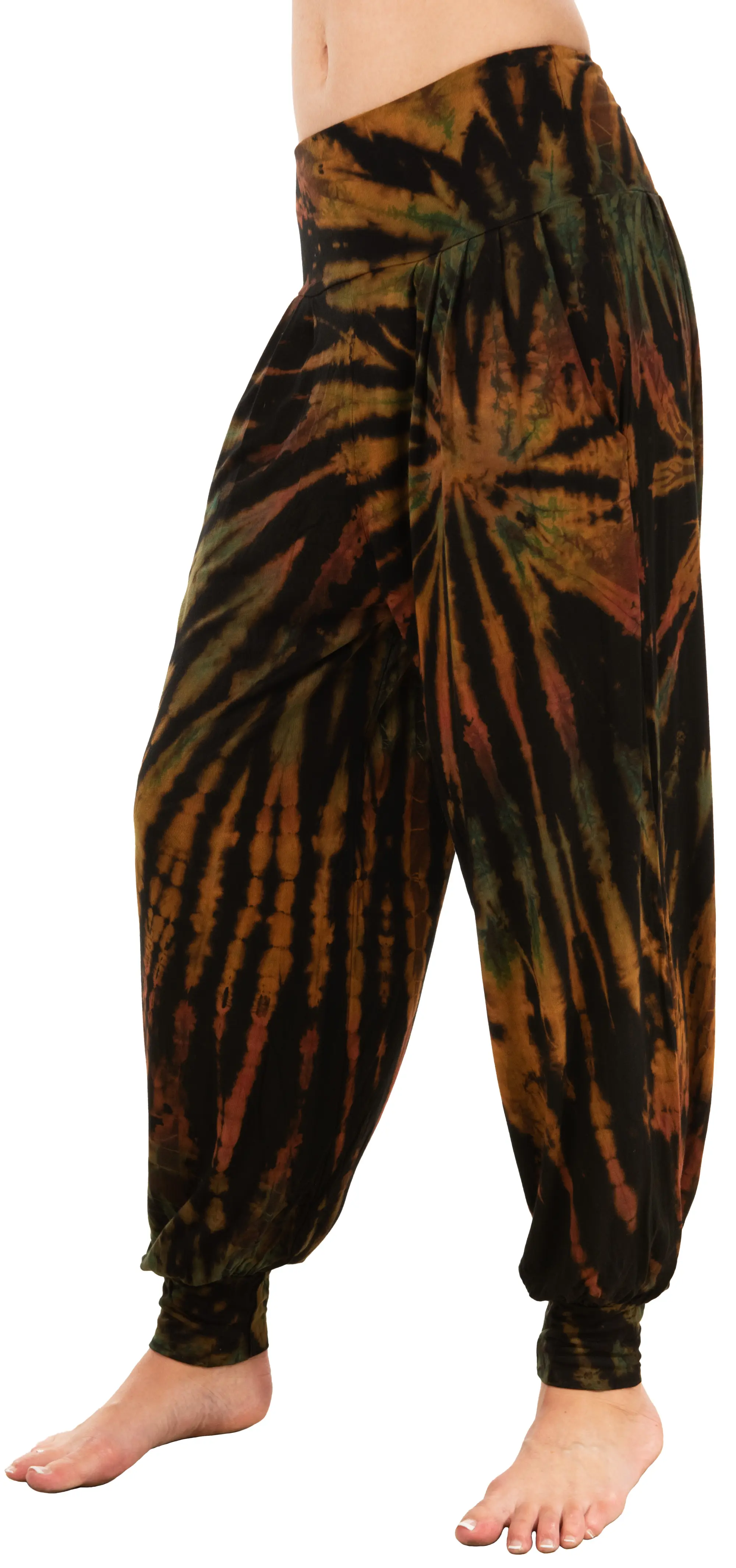Tie Dye Harem Pants: Bohemian Hippie Yoga Pants