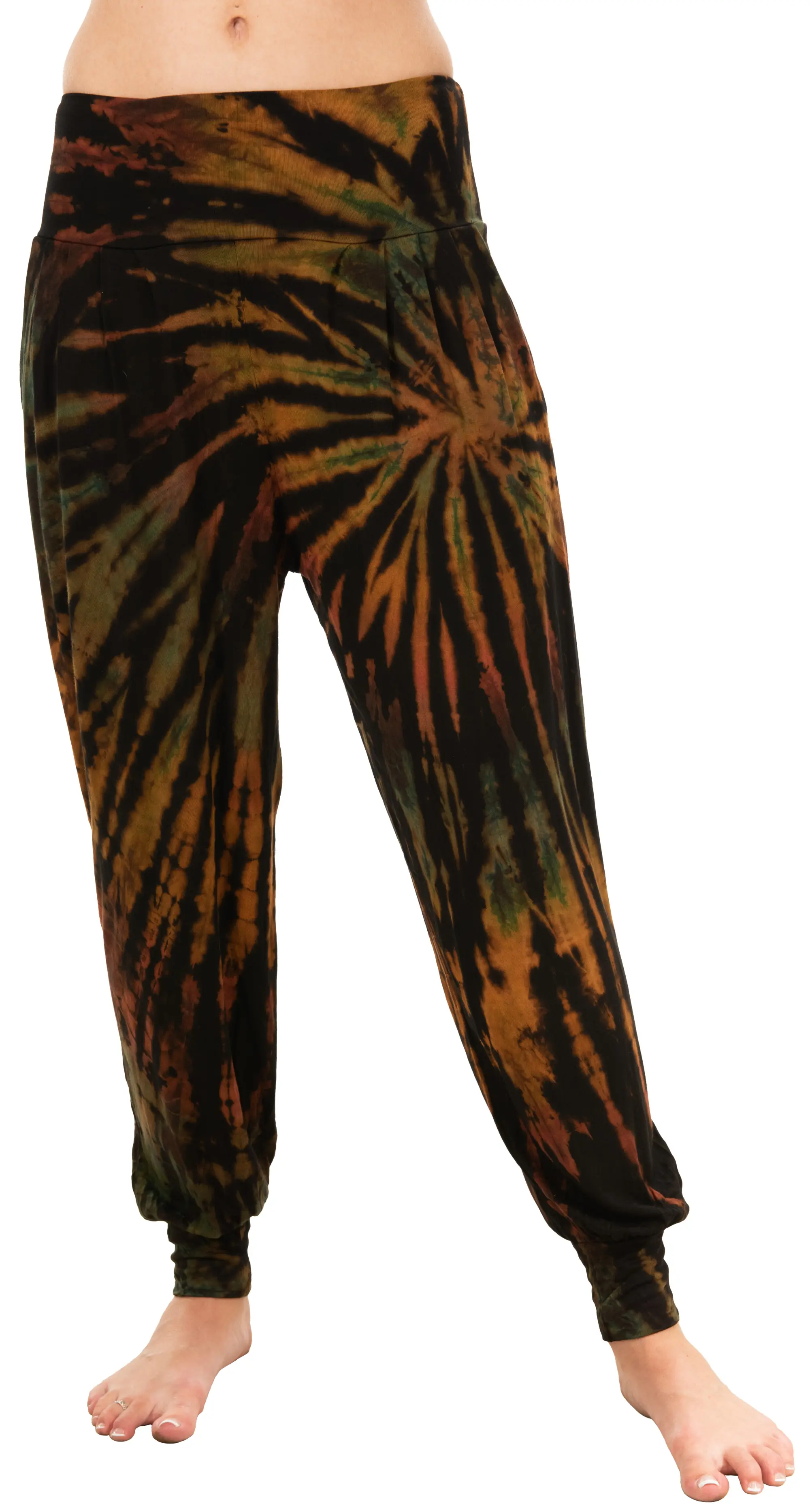 Tie Dye Harem Pants: Bohemian Hippie Yoga Pants