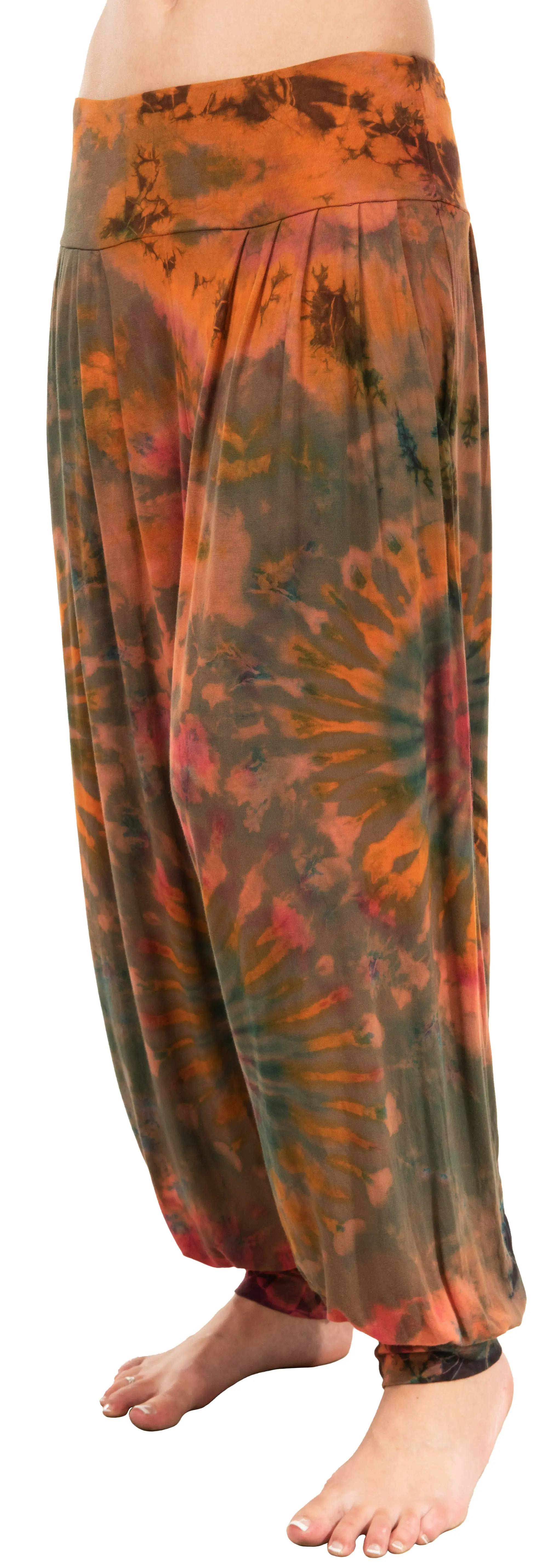 Tie Dye Harem Pants: Bohemian Hippie Yoga Pants