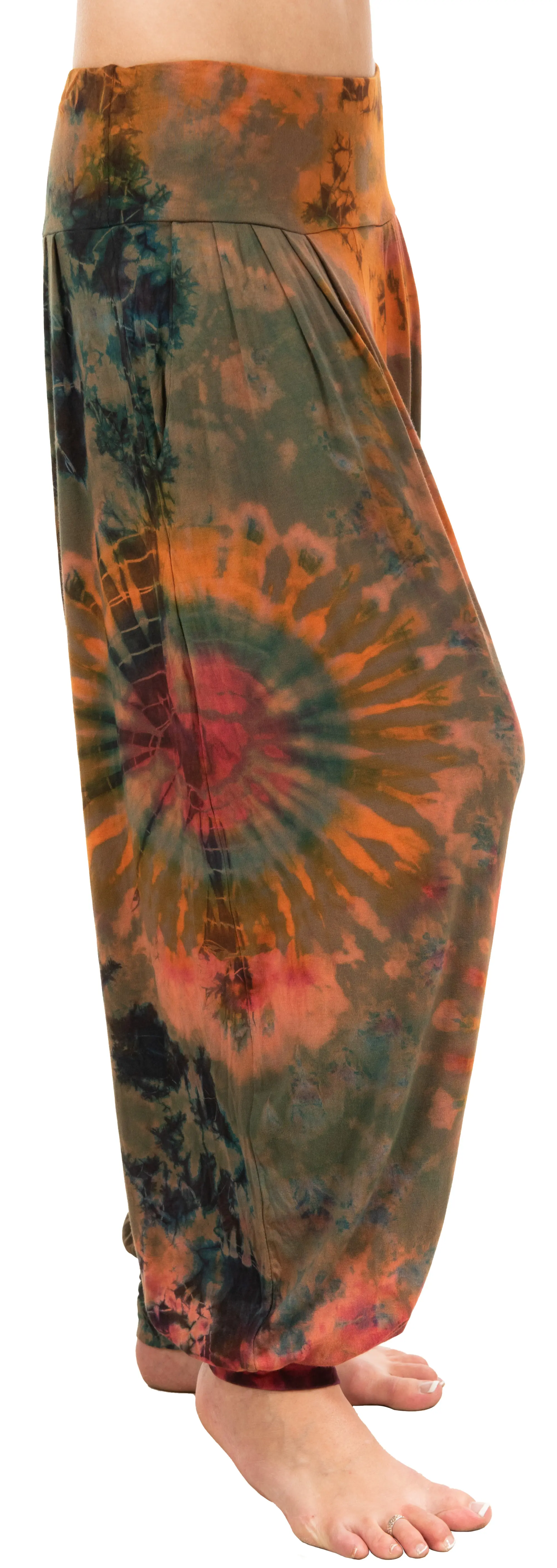 Tie Dye Harem Pants: Bohemian Hippie Yoga Pants