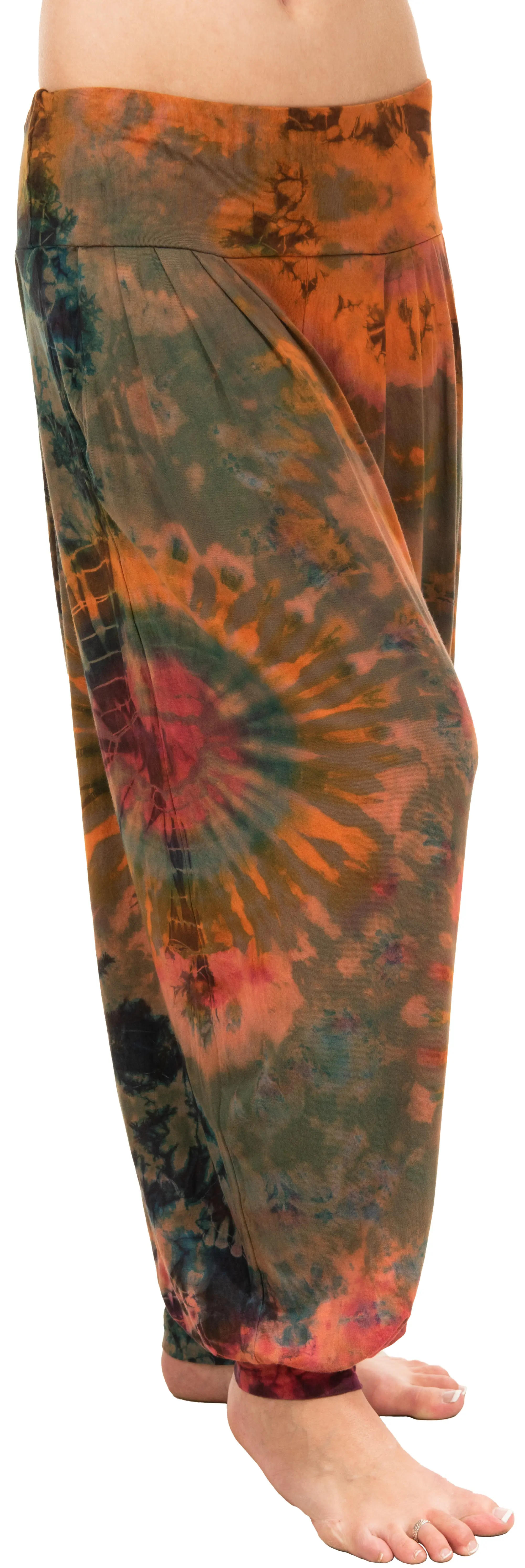 Tie Dye Harem Pants: Bohemian Hippie Yoga Pants