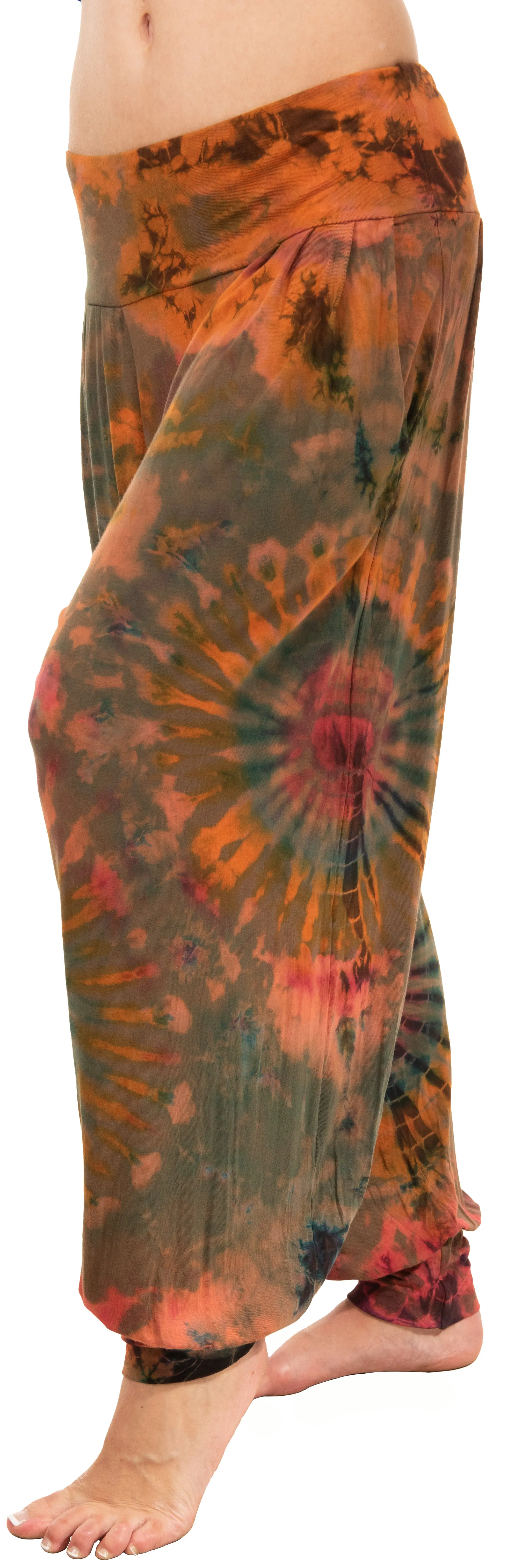 Tie Dye Harem Pants: Bohemian Hippie Yoga Pants