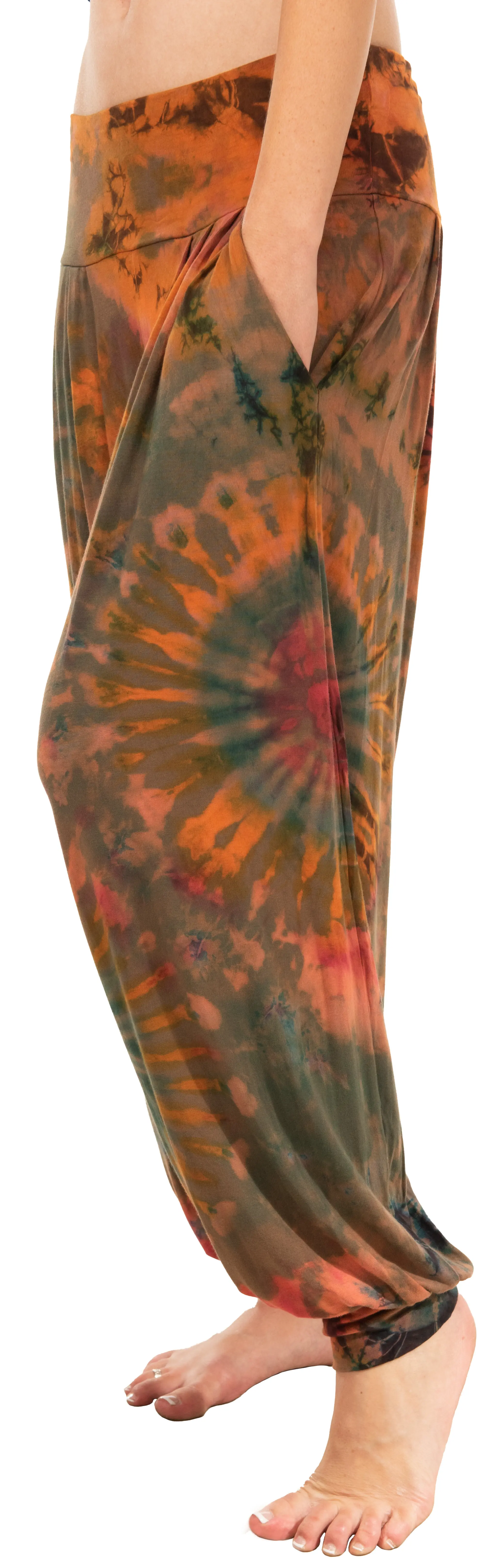 Tie Dye Harem Pants: Bohemian Hippie Yoga Pants