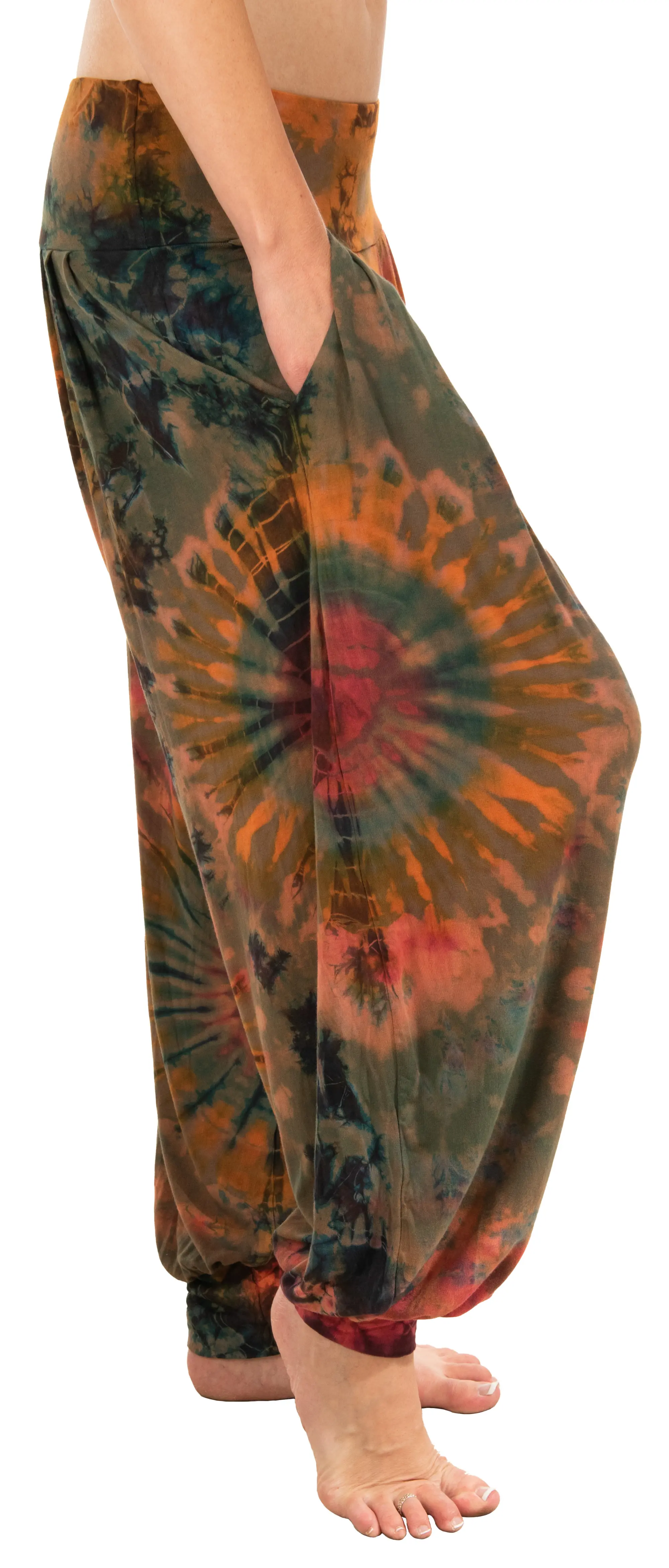 Tie Dye Harem Pants: Bohemian Hippie Yoga Pants